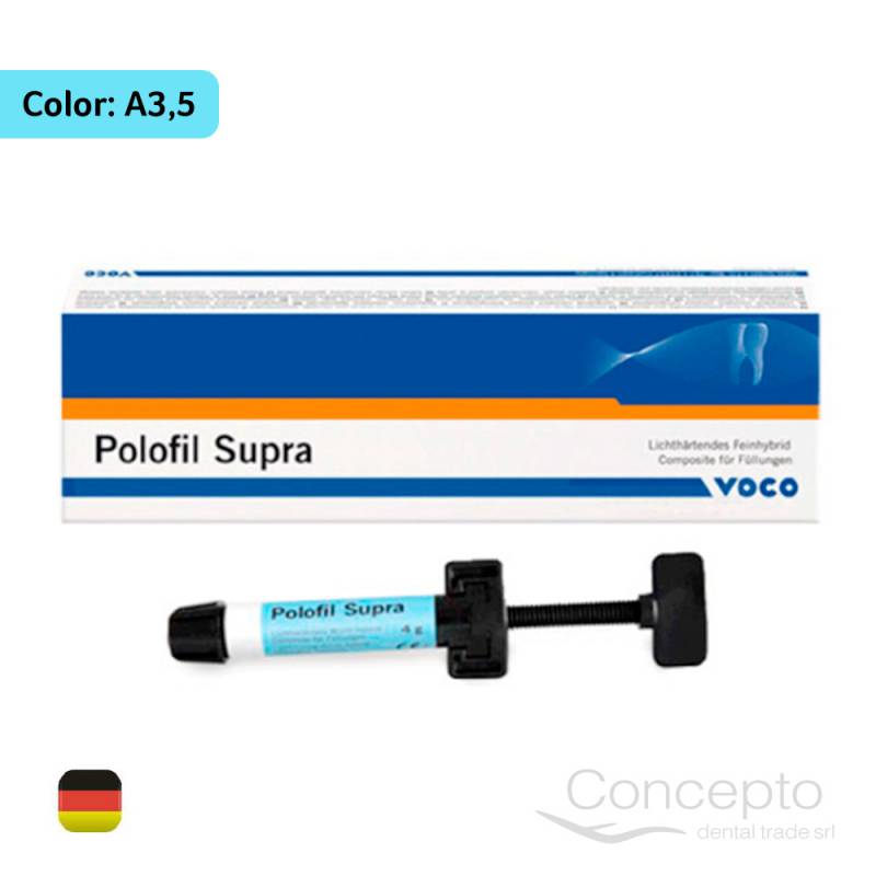 Composite Polofil Supra A3.5 Jeringa X4 Grs.
