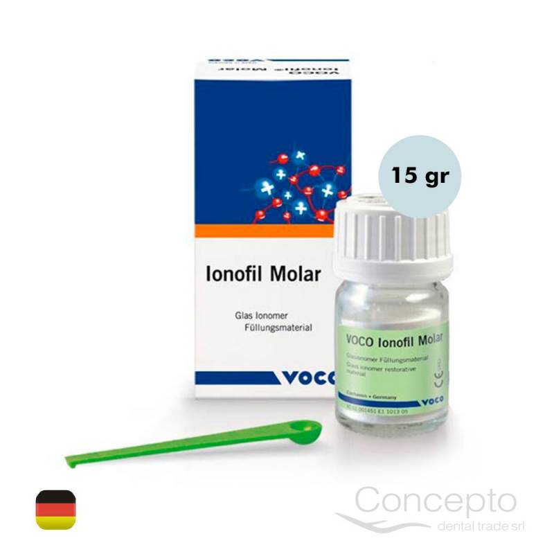 Ionómero Vítreo Atraumático Ionofil Molar Polvo X15 Grs