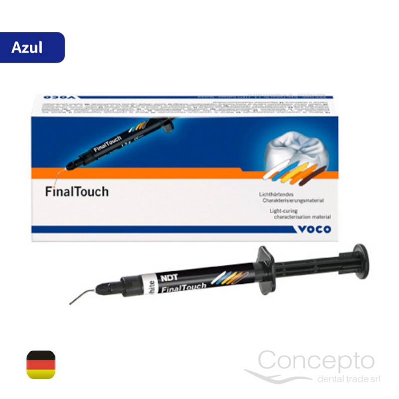 Final Touch Blue Jeringa 1.5 Grs + 10 Canulas Voco