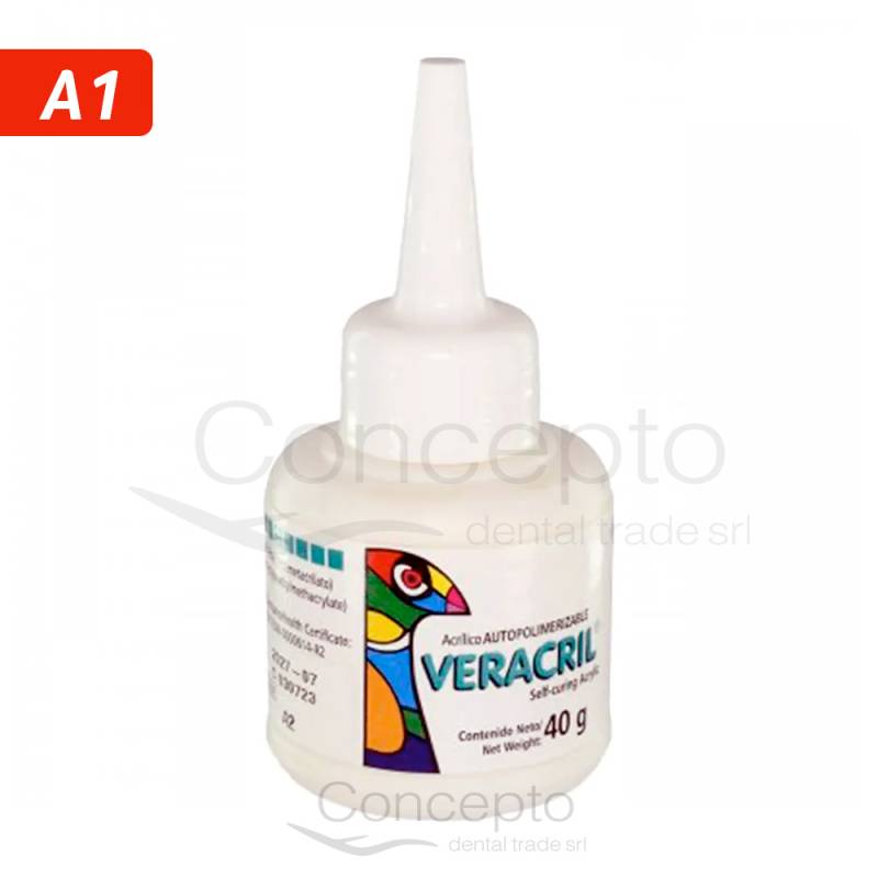 Acrilico Para Corona Autocurado A1 Veracril X 40 Grs.