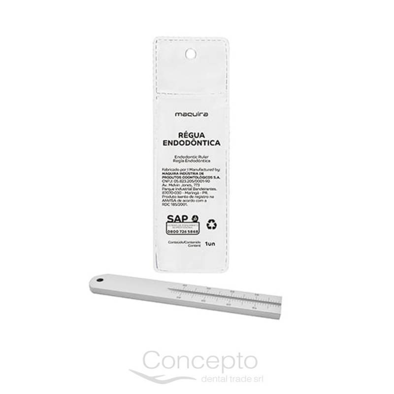 Regla Para Endodoncia Aluminio Maquira