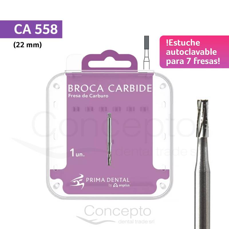 Fresa Ca 558 Estuche Autoclavable Angelus