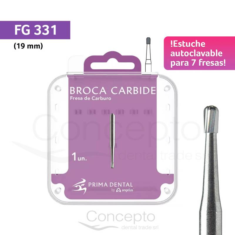 Fresa Fg 331 Estuche Autoclavable Angelus