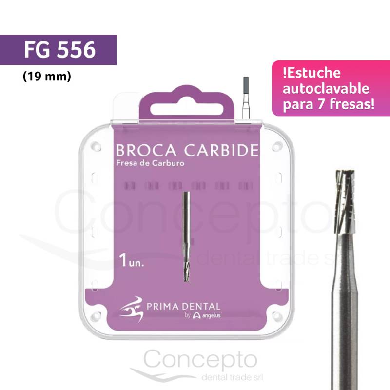 Fresa Fg 556 Estuche Autoclavable Angelus