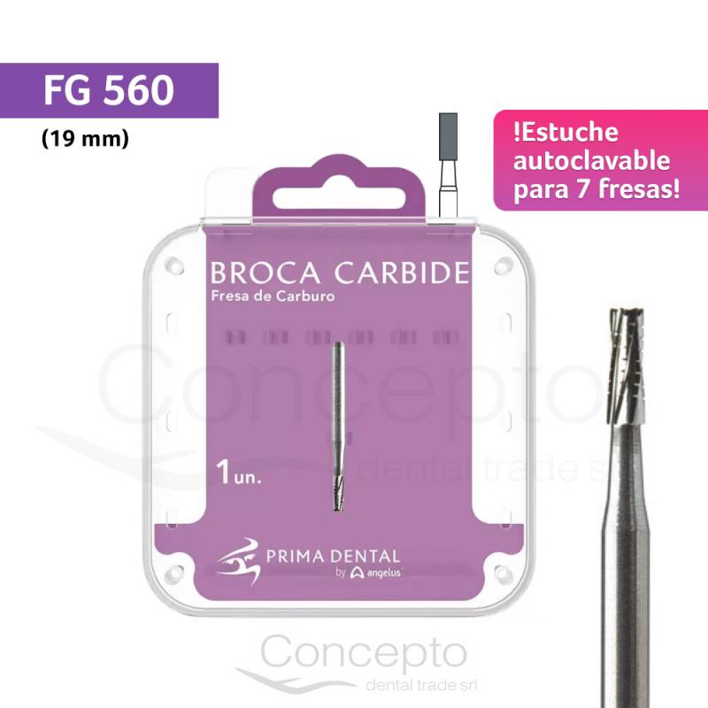 Fresa Fg 560 Estuche Autoclavable Angelus