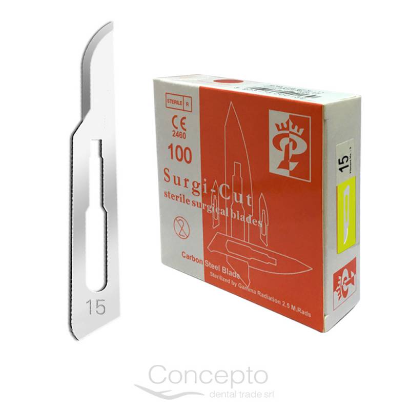 Hoja De Bisturí Paramount Nro.15 X1 Und.