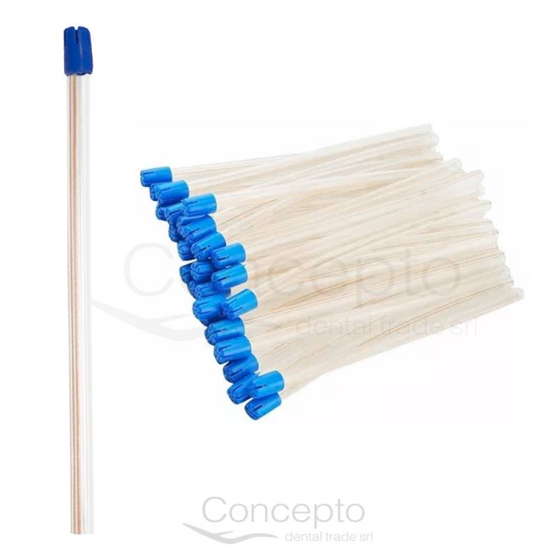 Eyectores Qualident Transparentes X 100 Un.