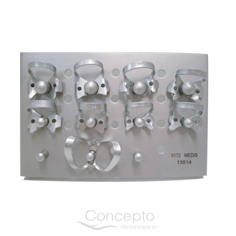 Clamps Medisporex Kit X 9 Con/Aleta