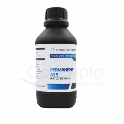 Resina Liquida 3D Ethernal Smile Permanent A2 X 0.5 Kgr.