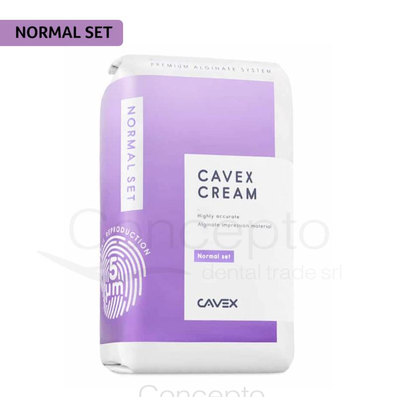 Alginato Cavex Cream Normal Set X 500 Grs