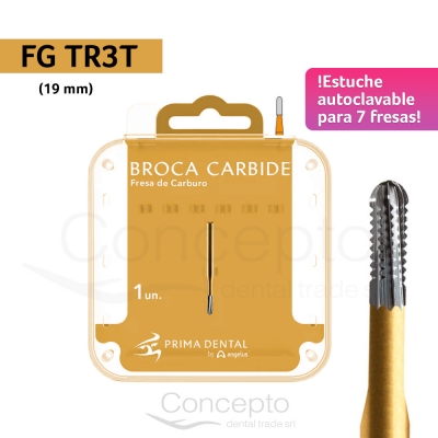 Fresa Corte Metal Fg Tr3Testuche Autoclavble Angelus