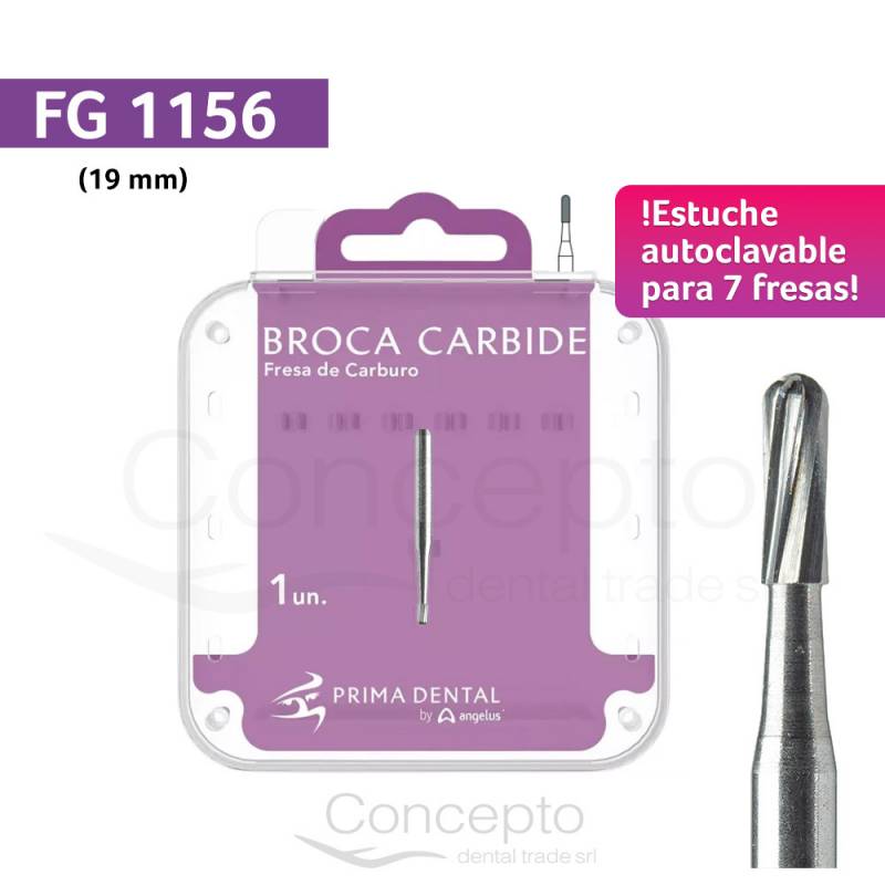 Fresa Fg 1156 Estuche Autoclavable Angelus