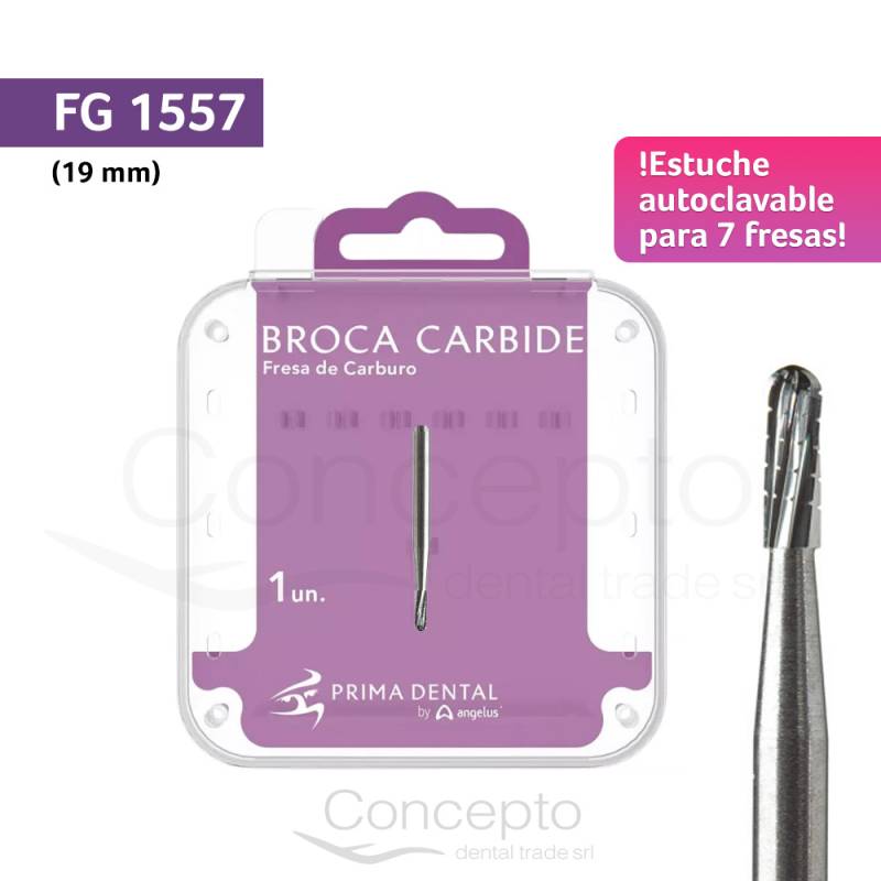 Fresa Fg 1557 Estuche Autoclavable Angelus
