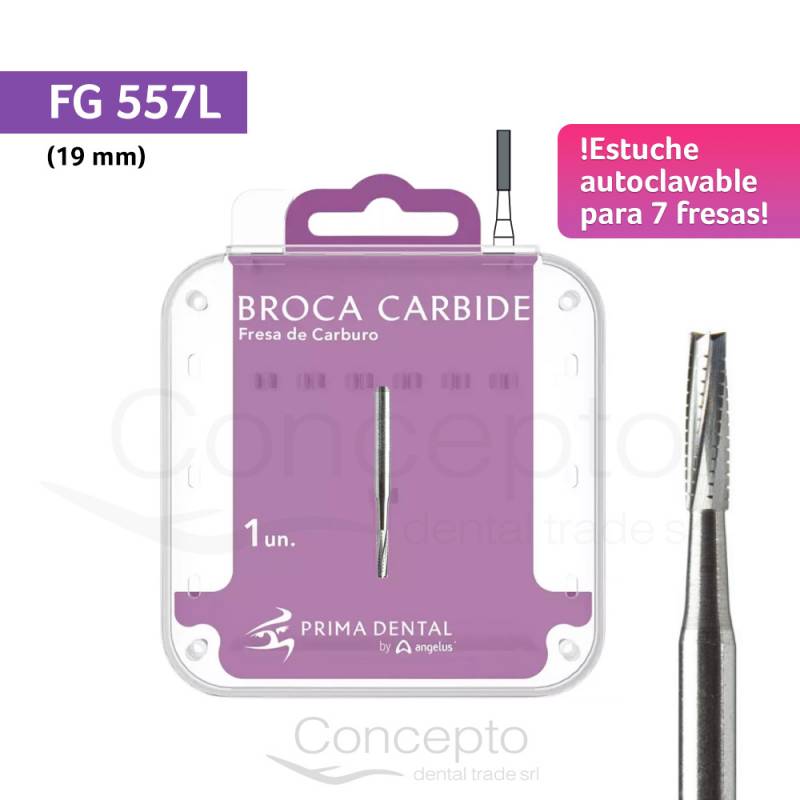 Fresa Fg 557L Estuche Autoclavable Angelus