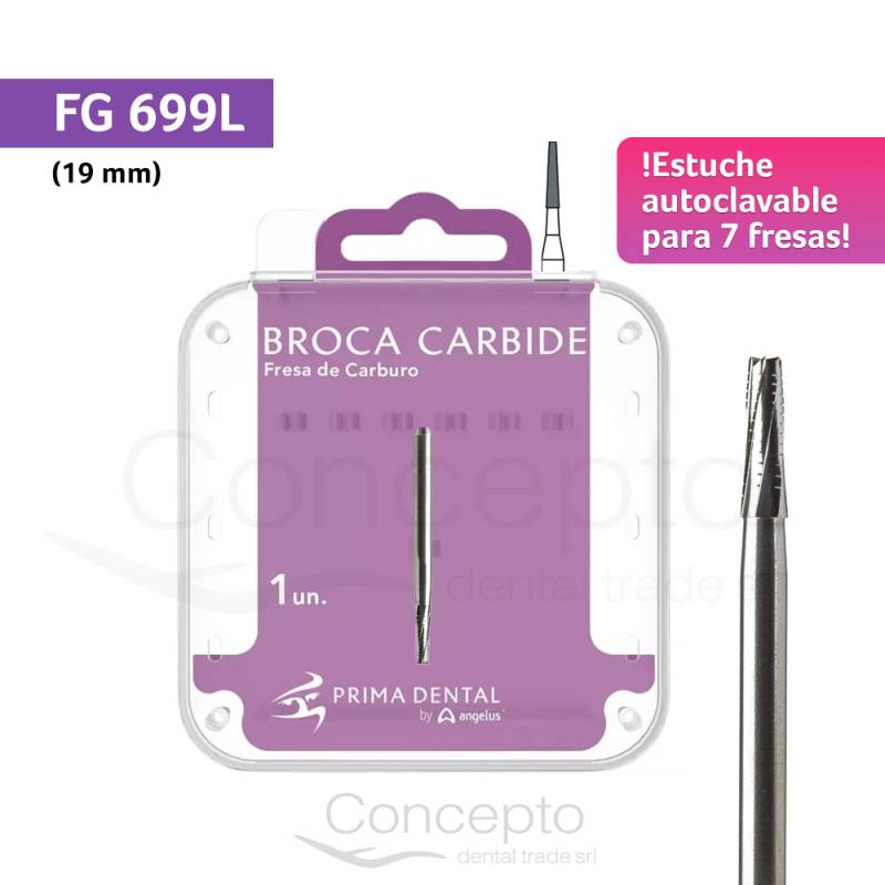 Fresa Fg 699L Estuche Autoclavable Angelus