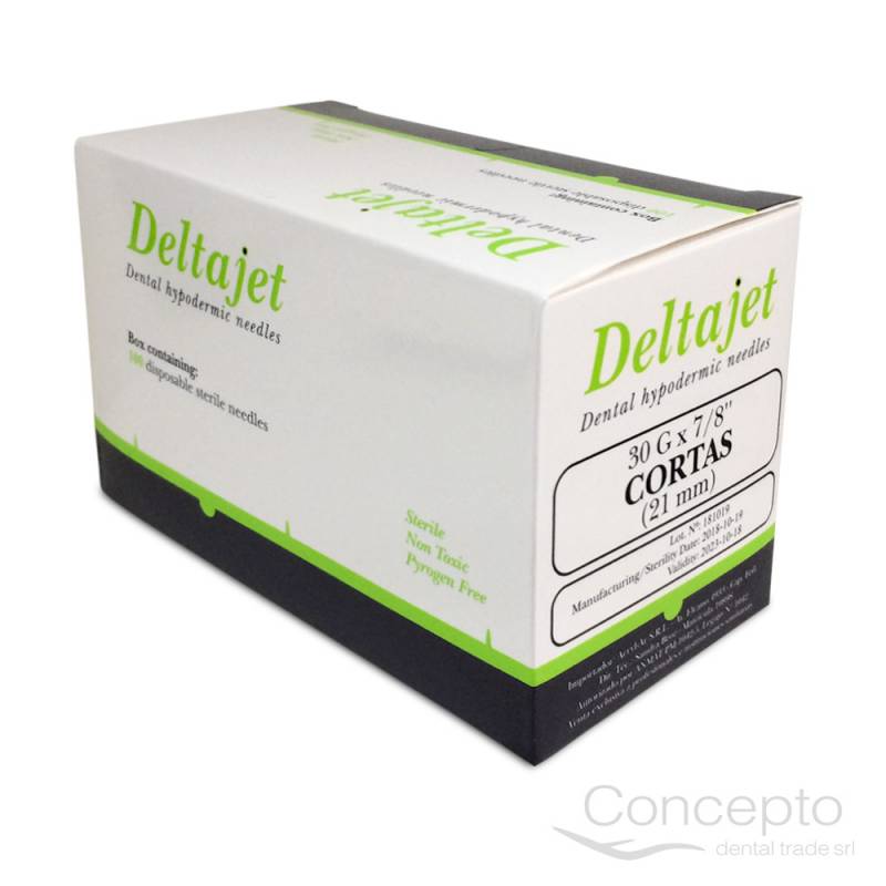 Aguja Deltajet Cortas X100 Und.