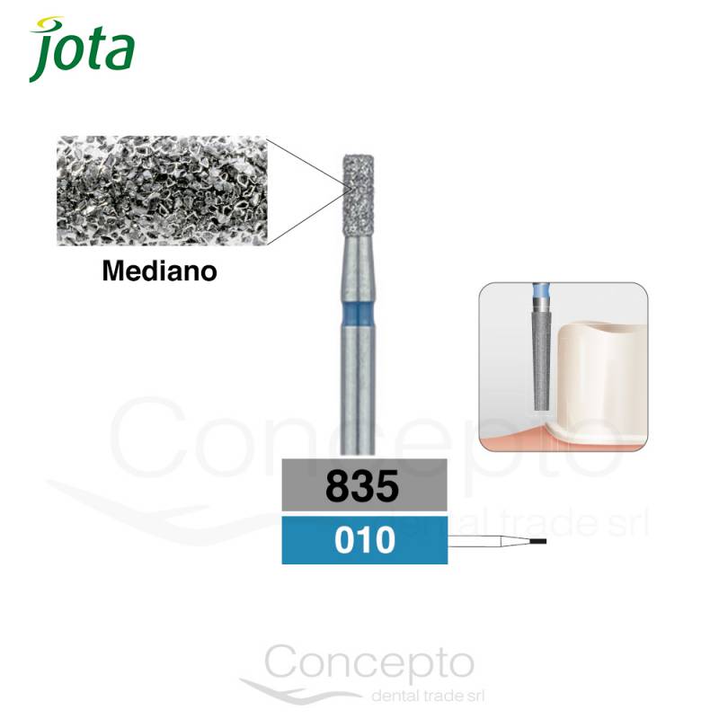 Piedra Diamante Cilíndrica Corta Grano Medio Jota X1 Und.