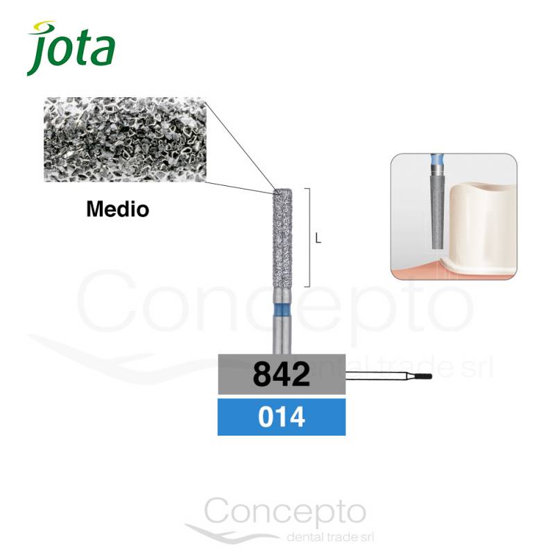 Piedra Diamante Cilíndrica Grano Medio Jota X1 Und.