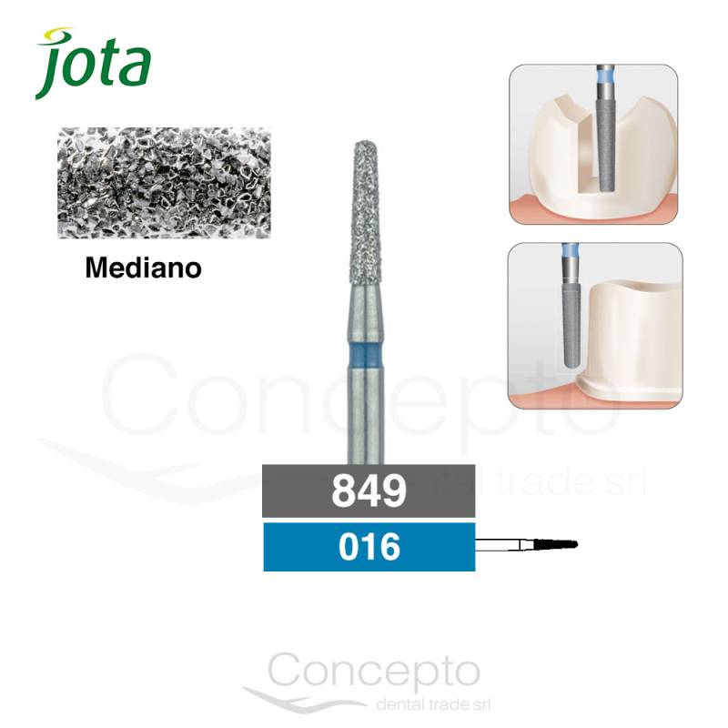 Piedra Diamante Troncocónica Larg Punta Redonda Jota X1 Und.