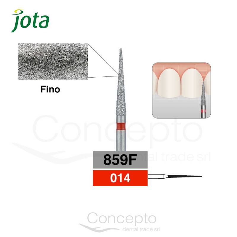 Piedra Diamante Troncoconica Aguja Jota 859F-014 X 1 Un.