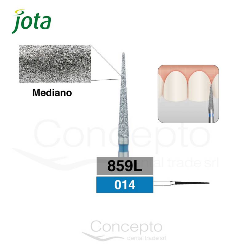 Piedra Diamante Troncocónica Aguja Larga Jota X1 Und.