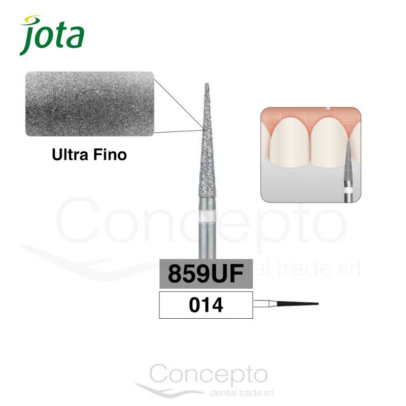 Piedra Diamante Jota Troncoconica Aguja Grano Uf 859Uf-014