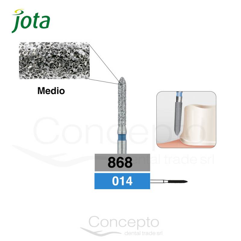 Piedra Diamante Cilindrica Torpedo Grano Medio Jota X 1