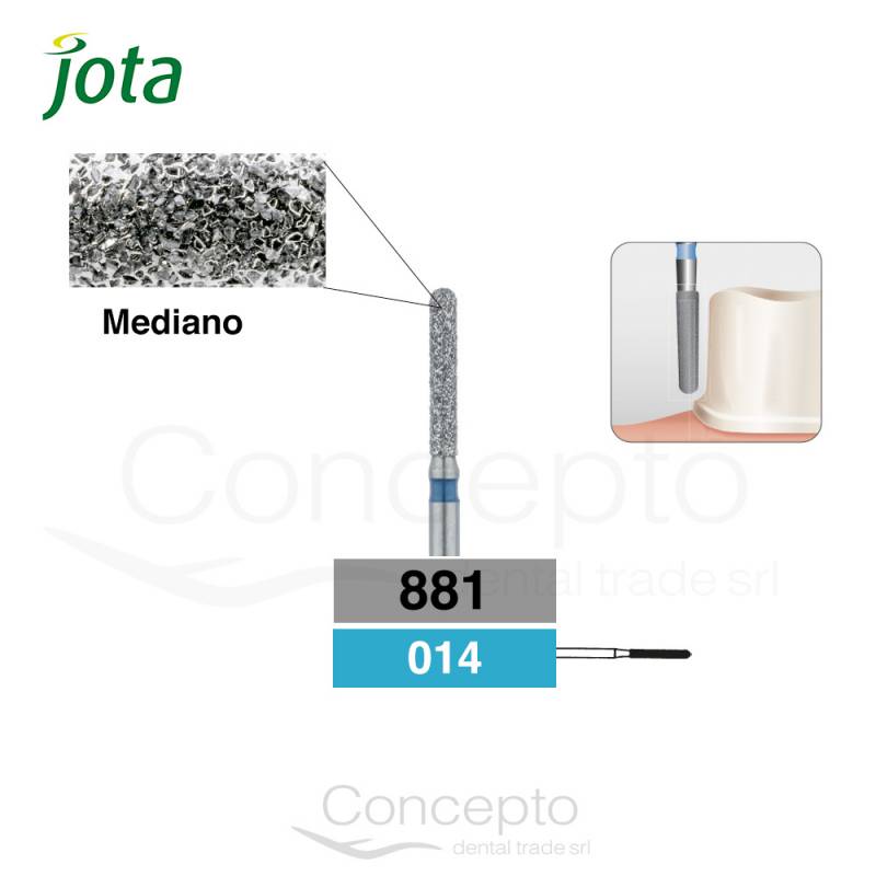 Piedra Diamante Cilíndrica Punta Redonda Jota X1 Und.