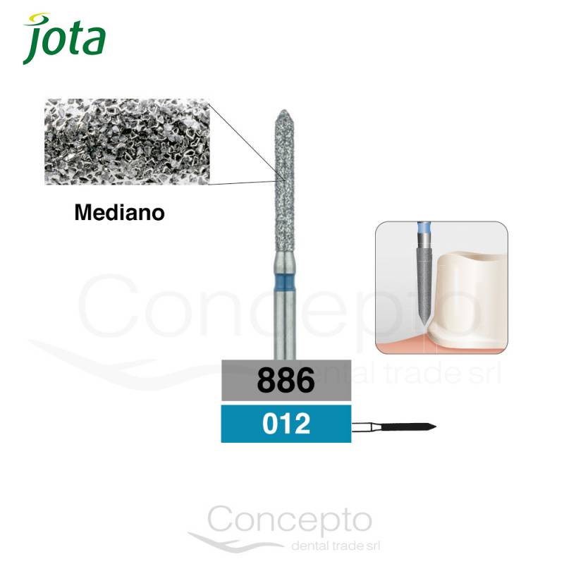 Piedra Diamante Cilíndrica Punta Aguda Jota X1 Und.