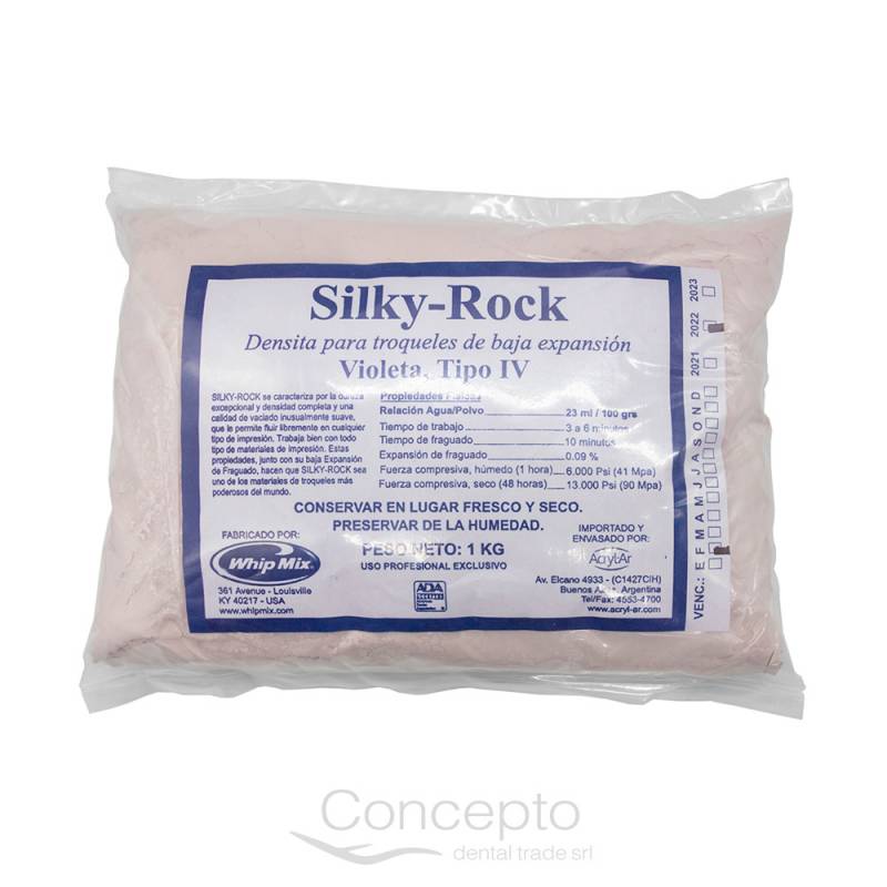 Densita Tipo Iv Silky Rock Rosax 1Kg. Whip Mix