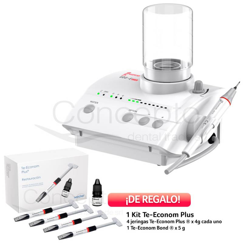 Cavitador E Led Con Reservorio  Perio/Endo Woodpeacker + Kit