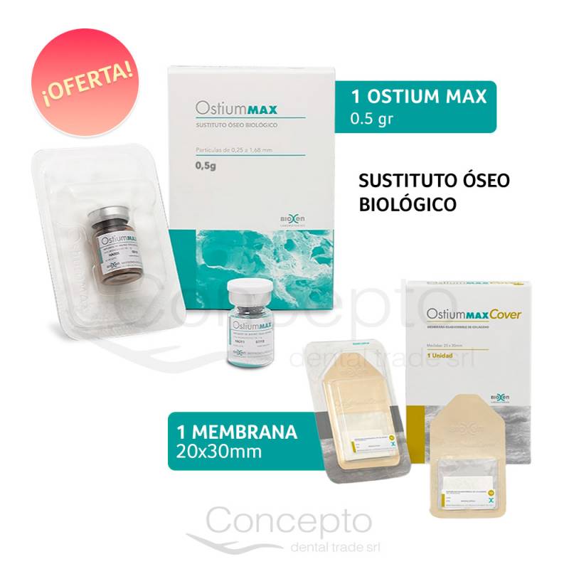 Oferta Hueso Ostium Max (0.5G+ Membrana 20 X 30 Mm)