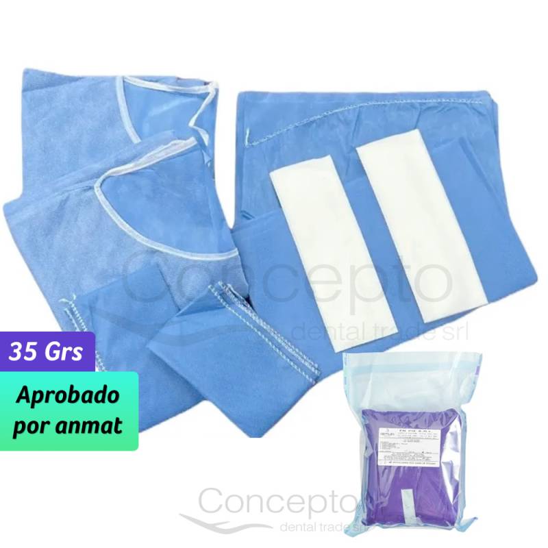 Kit Cirugia Esteril  Violeta X 35 Grs.aprobado Anmat