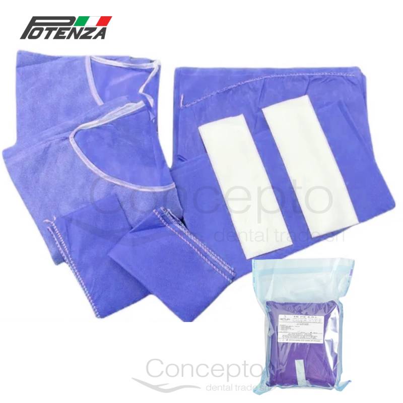 Kit Cirugia Descartable Esteril  Violeta X 35 Grs.potenza