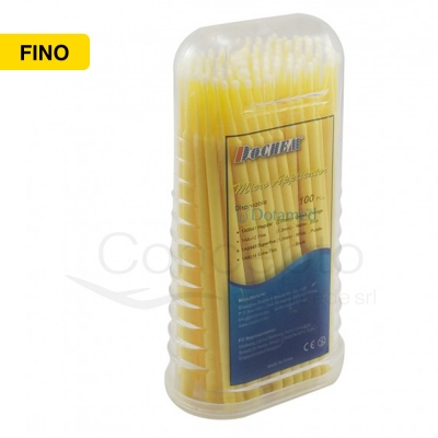 Microaplicadores Dochem F (Finos) Amarillos X 100 Un.