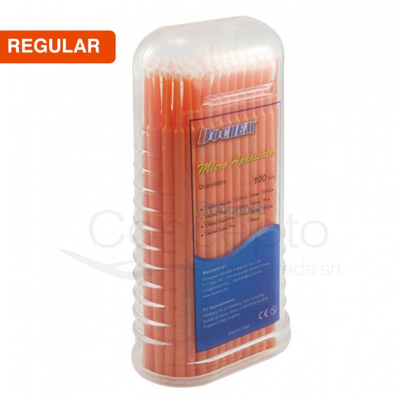 Microaplicadores Dochem R (Regular) Naranja X 100 Un.