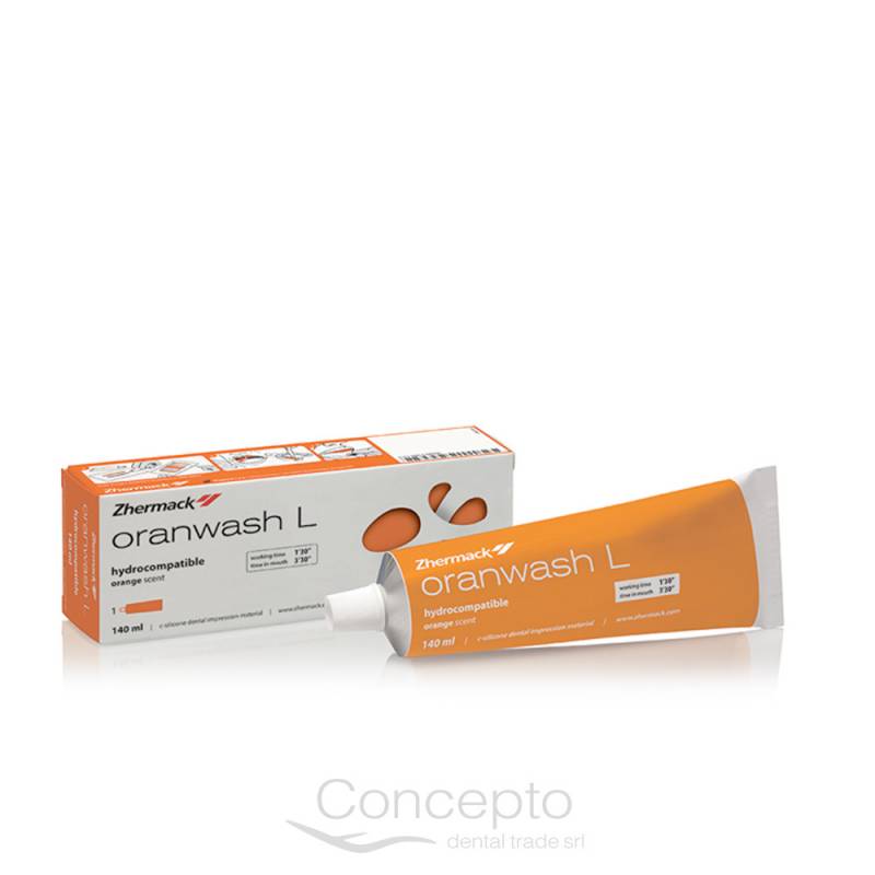 Silicona Light Por Condensación Oranwash X140 Ml Zhermack
