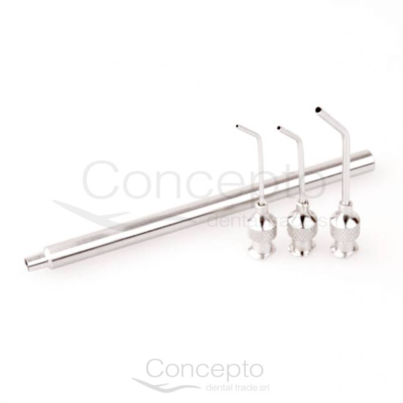 Kit Canulas Metalicas Aspiracion Endo X 3 Un. Indusbello