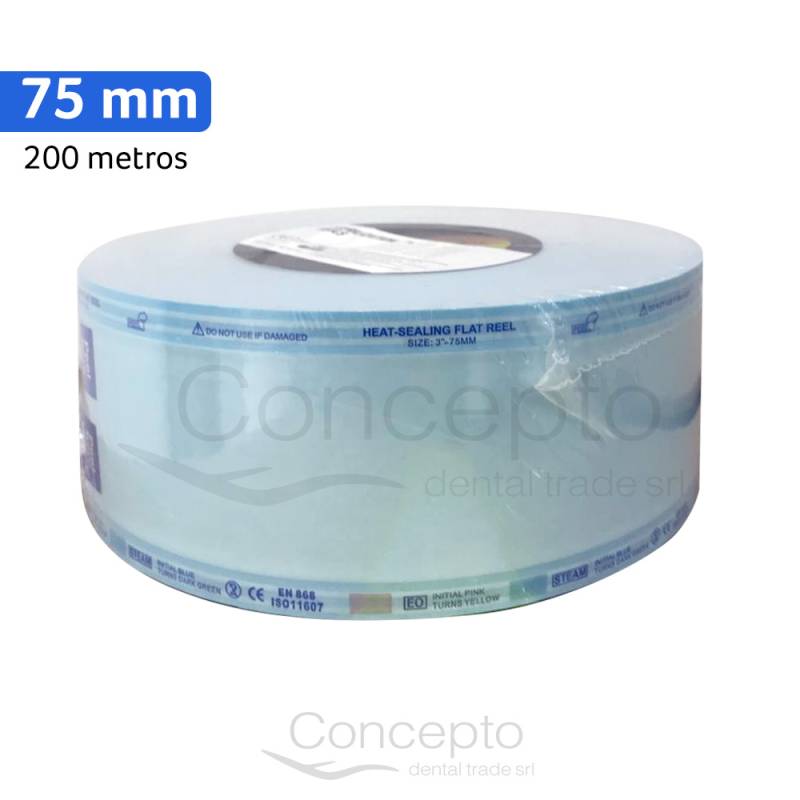 Rollo P/Vapor/Oe 7.5 Cm X 200 Metros Qualident