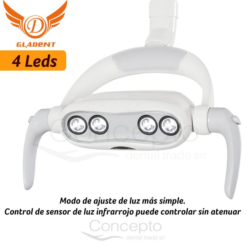 Foco Completo 4 Led Gladent