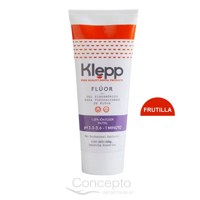 Flúor Gel Klepp Frutilla