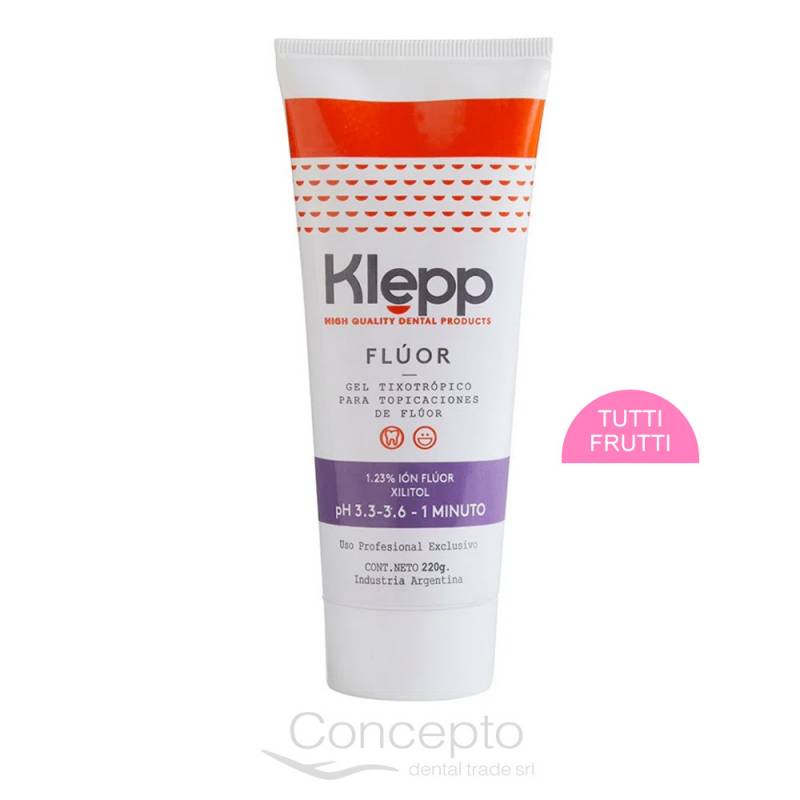 Flúor Gel Klepp Tutti-Frutti
