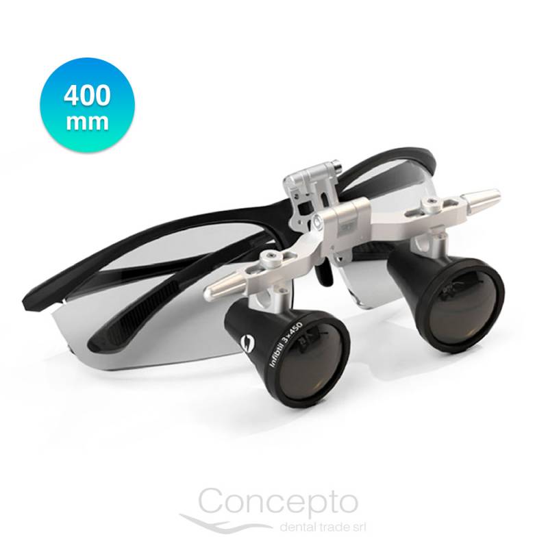 Lupa Brillance 400 Mm Negra 3X (2 Bisagras) Eighteeth