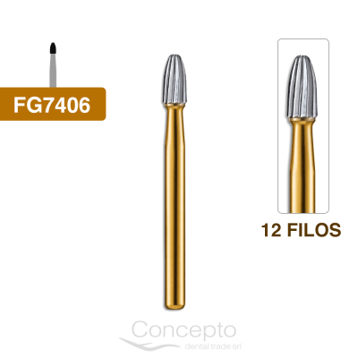 Fresa Forma Huevo 12 Filos Fg7406 Jet Kerr