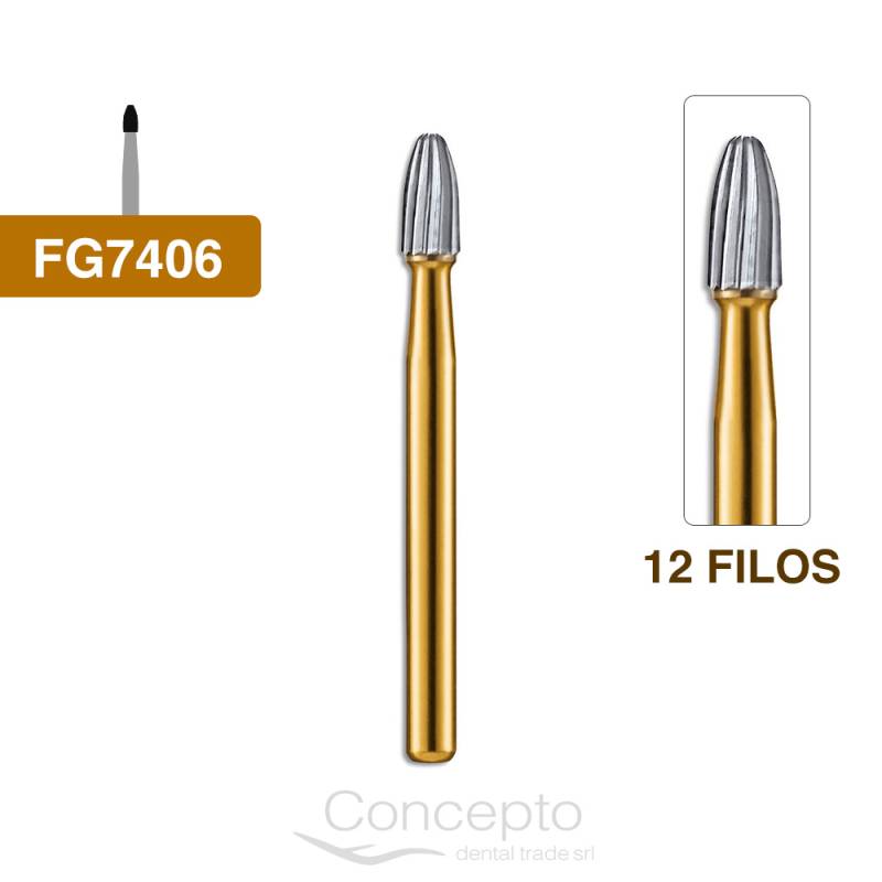 Fresa Forma Huevo 12 Filos Fg7406 Jet Kerr