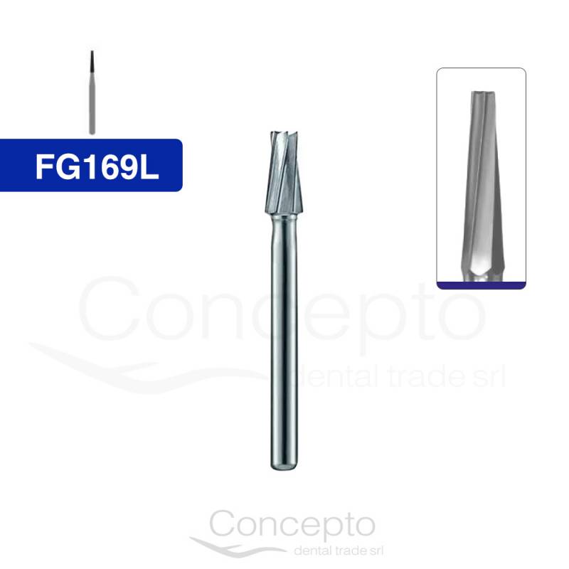 Fresa Troncocónica Larga Fg169L Jet Kerr