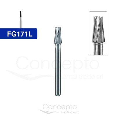 Fresa Troncocónica Larga Fg171L Jet Kerr