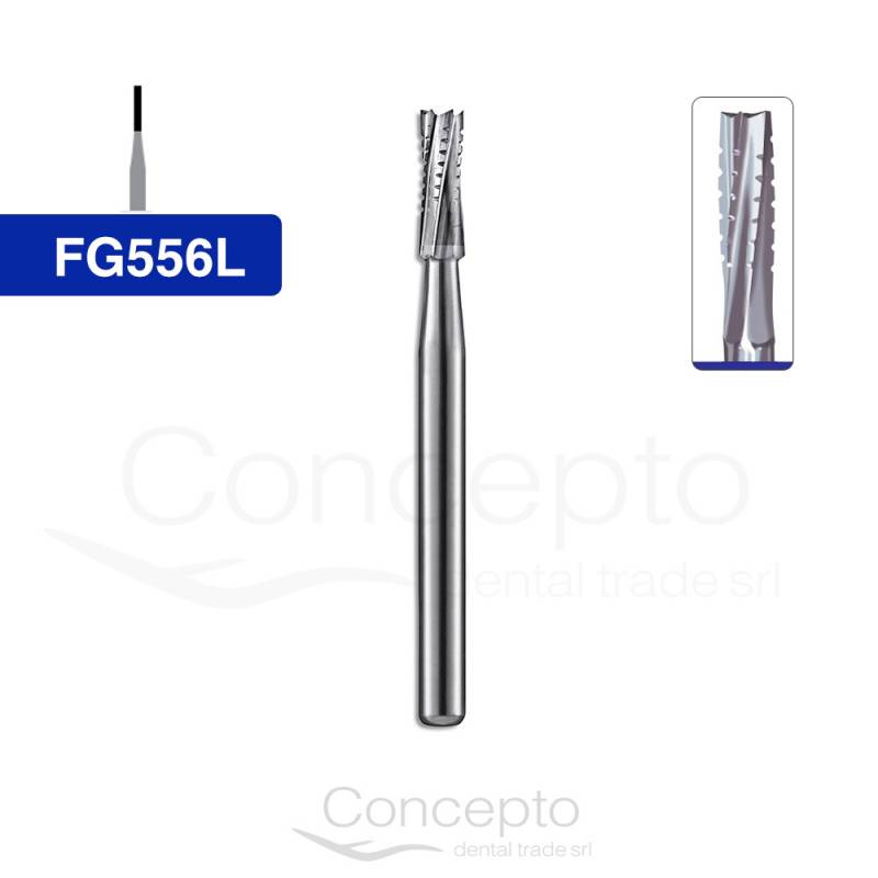 Fresa Cilíndrica Dentada Larga Fg556L Jet Kerr