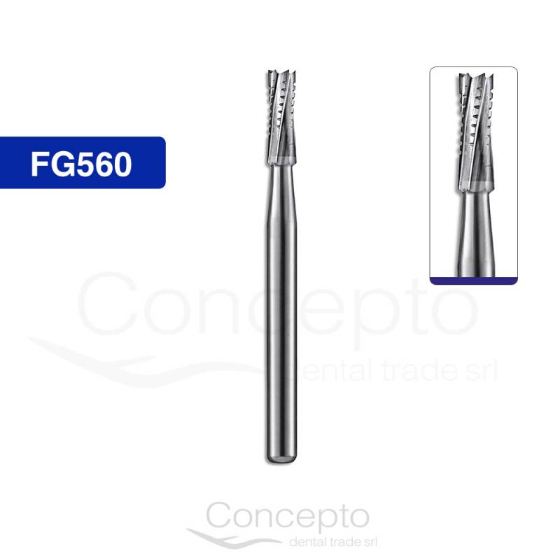 Fresa Cilíndrica Dentada Fg560 Jet Kerr