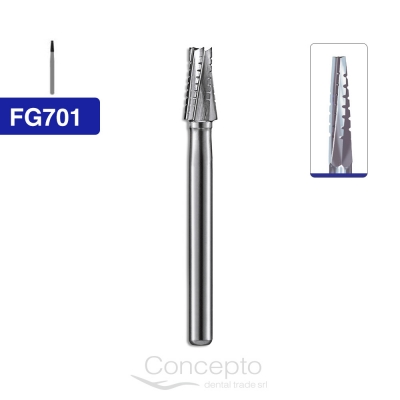 Fresa Troncocónica Dentada  Fg701 Jet Kerr